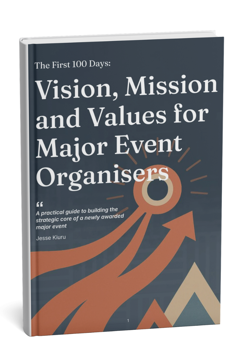 The First 100 Days: Vision, Mission and Values for Major Event Organisers